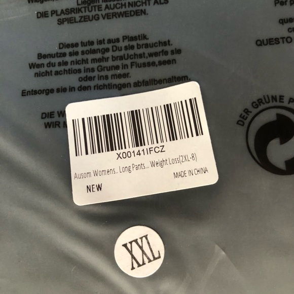 Ausum Slimming Neoprene Hot Sweat Thermo Pants Leggings Body Shapers Sauna Suit - Picture 9 of 9